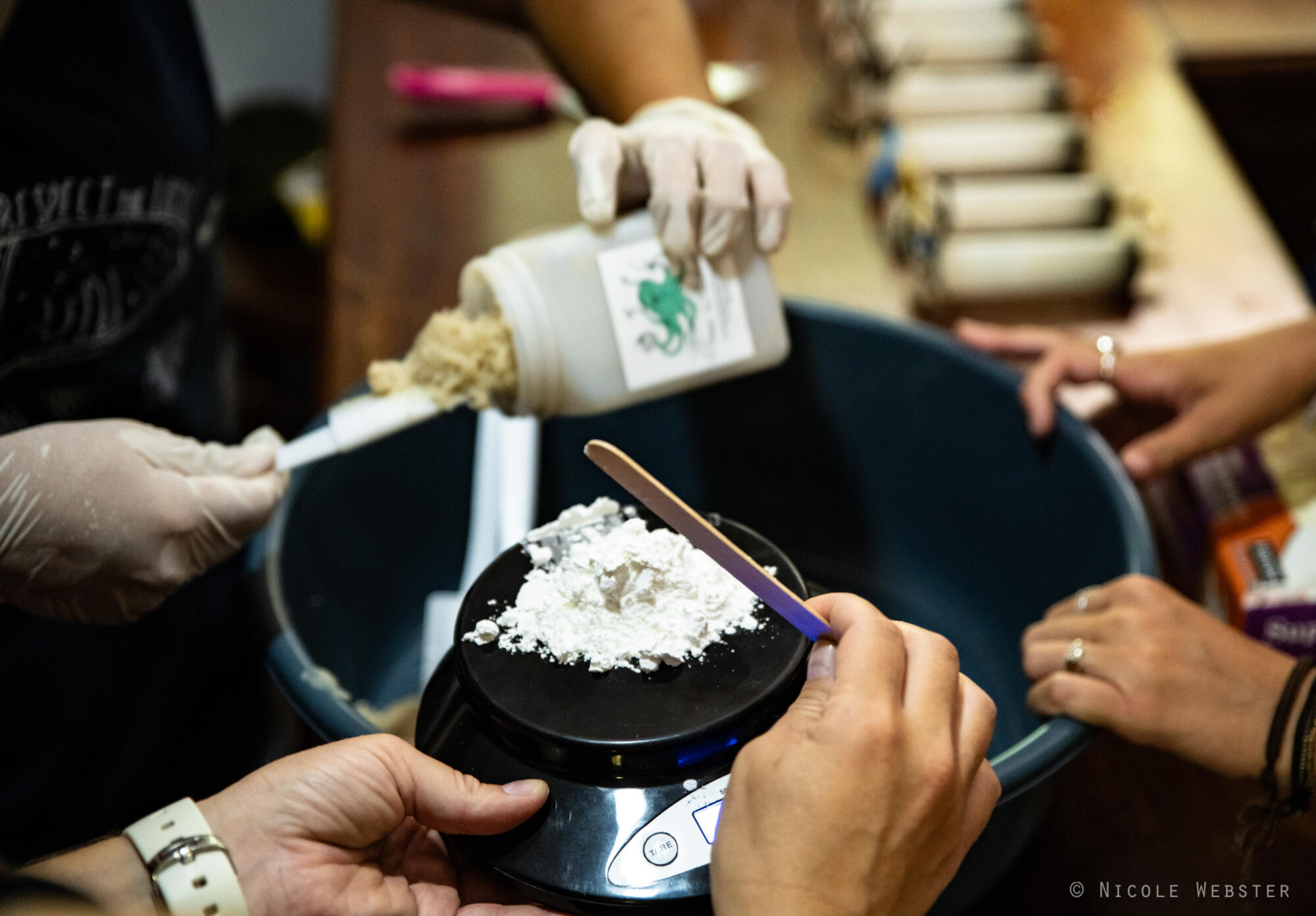 A glimmer of hope: Amoxicillin, carefully prepared, offers a potential treatment for SCTLD. Conservationists are rigorously trained in its safe and effective application.